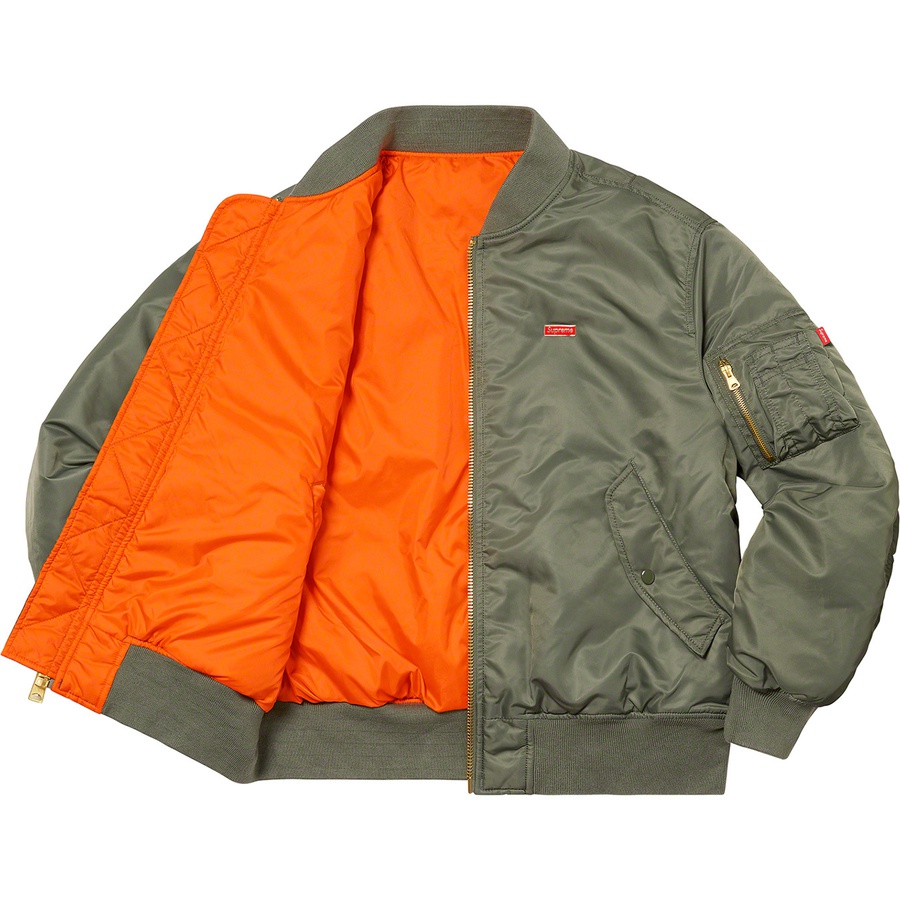 Supreme Globe MA-1 (FW20) - Olive - $348