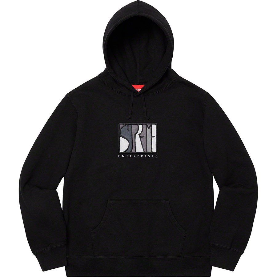 Supreme Enterprises Hooded Sweatshirt (FW20) - Black - $158