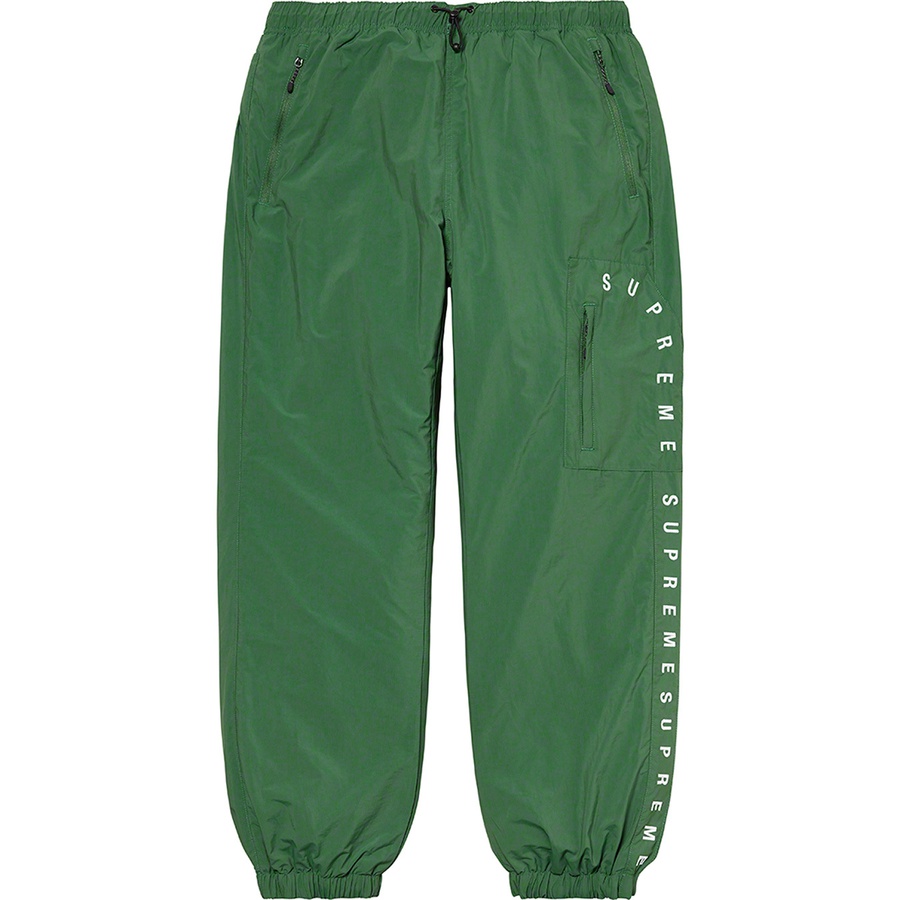 Supreme Curve Logos Ripstop Pant (FW20) - Olive - $128