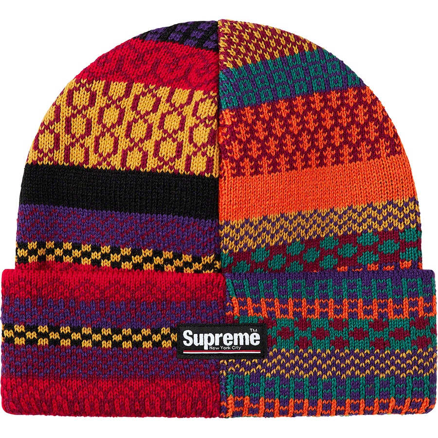 Supreme Multi Pattern Beanie (FW20) - Multicolor - $36