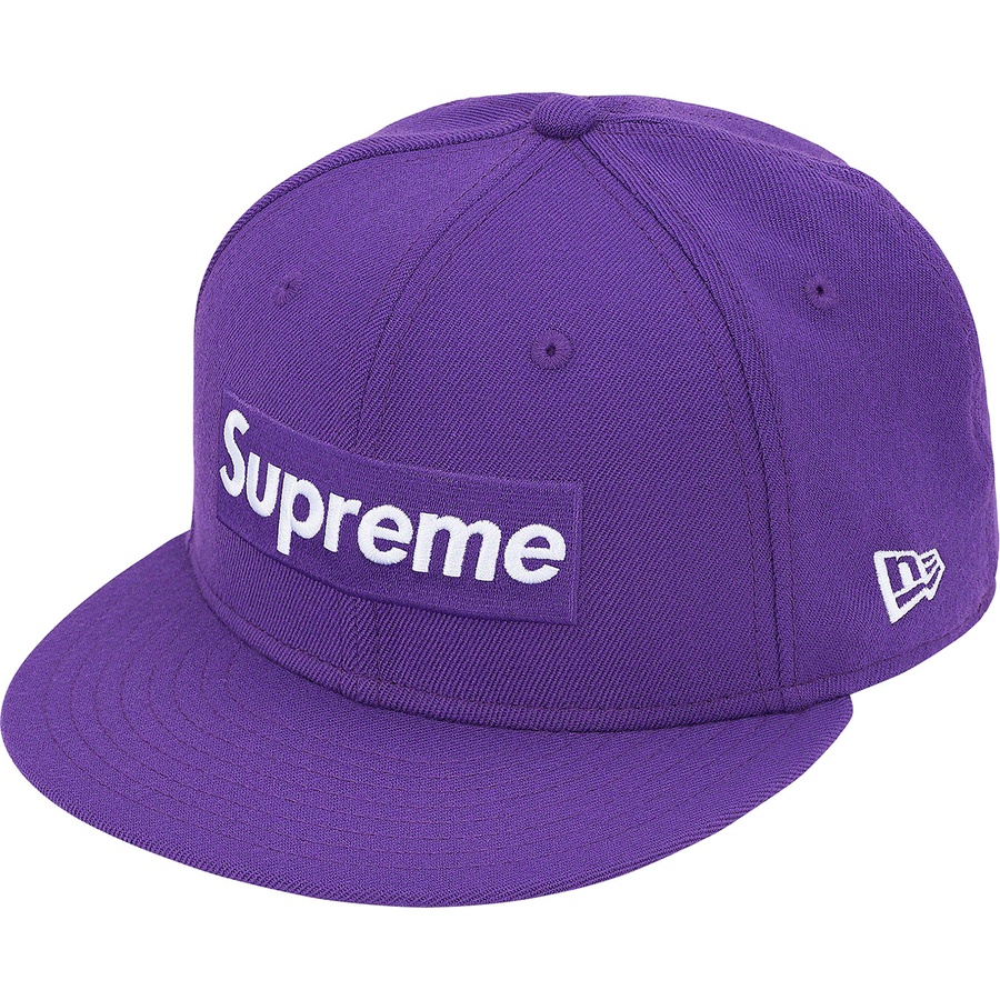 Supreme World Famous Box Logo New Era (FW20) - Purple - $48