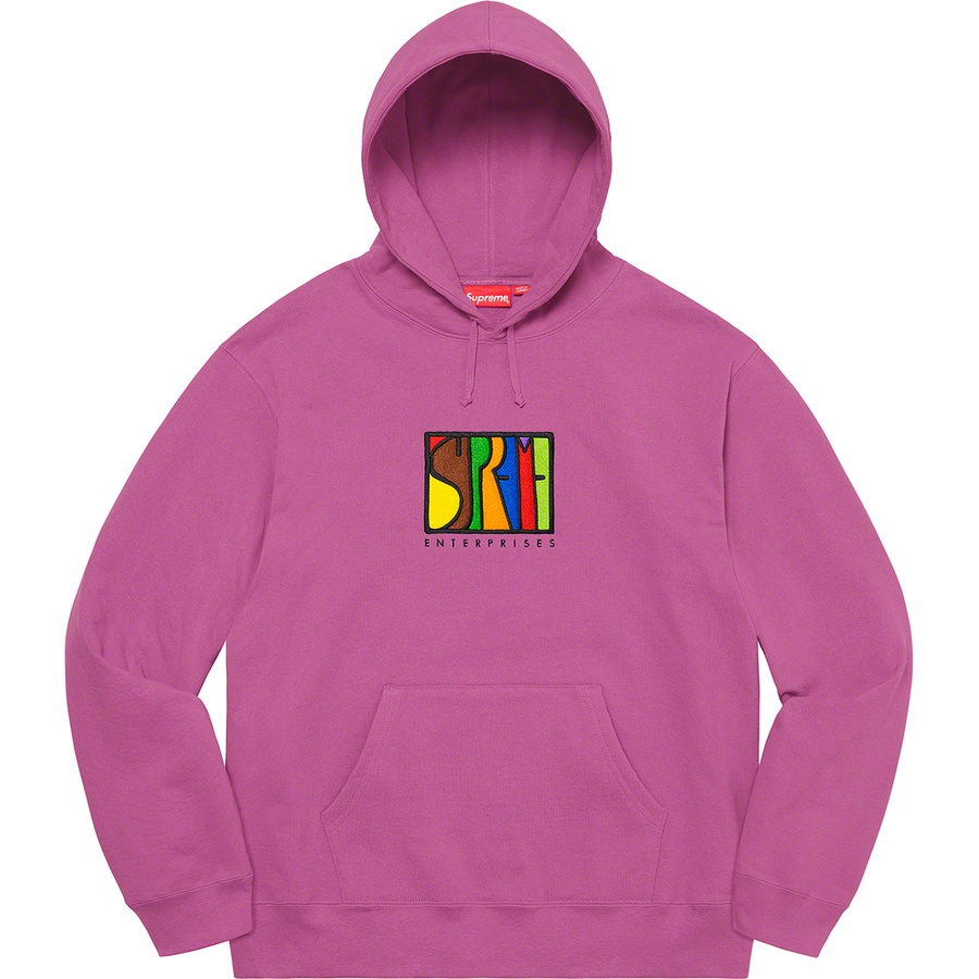 Supreme Enterprises Hooded Sweatshirt (FW20) - Bright Purple - $158