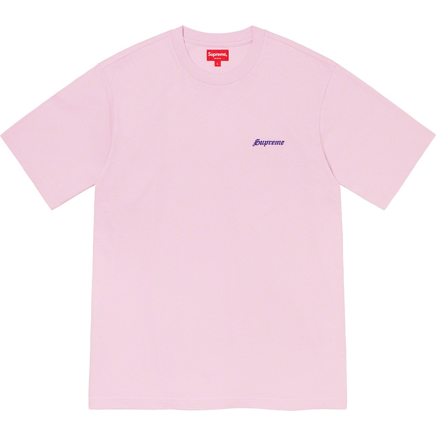 Supreme Washed S S Tee (FW20) - Light Purple - $58