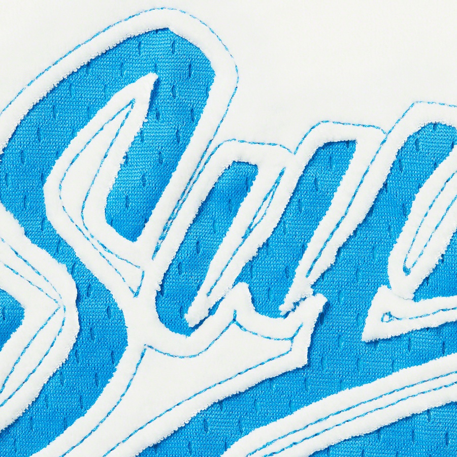 Supreme Velour Baseball Jersey (FW20) - White - $118