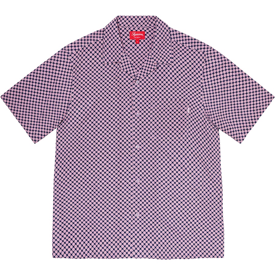 Supreme Compact Dot Rayon S S Shirt (FW20) - Purple - $128