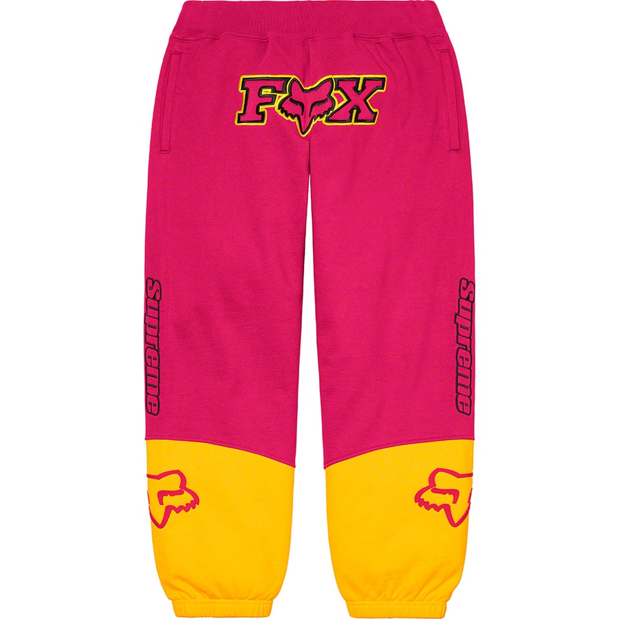 Supreme Supreme Fox Racing Sweatpant (FW20) - Pink - $158