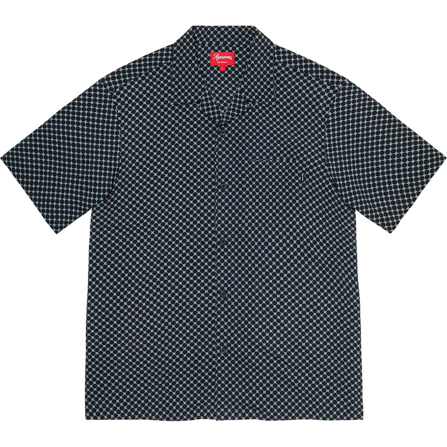 Supreme Compact Dot Rayon S S Shirt (FW20) - Black - $128