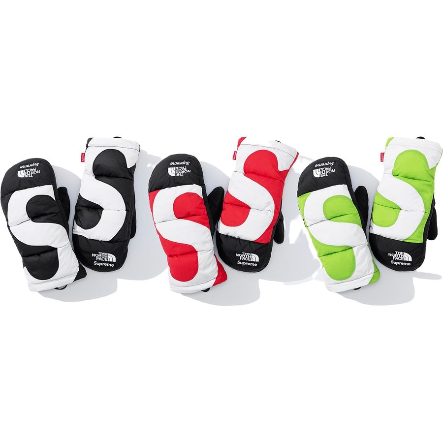 Supreme Supreme The North Face S Logo Nuptse Mitts (FW20) - $98