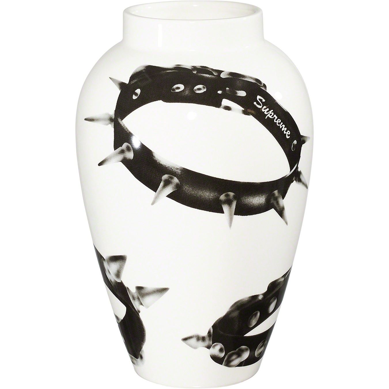 Supreme Studded Collars Vase (FW20) - White - $98