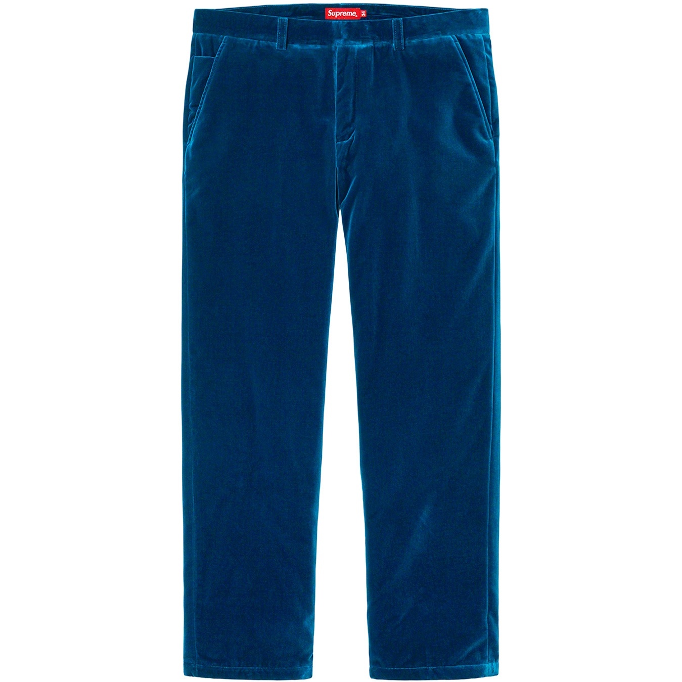 Supreme Velvet Trouser (FW20) - Teal - $168