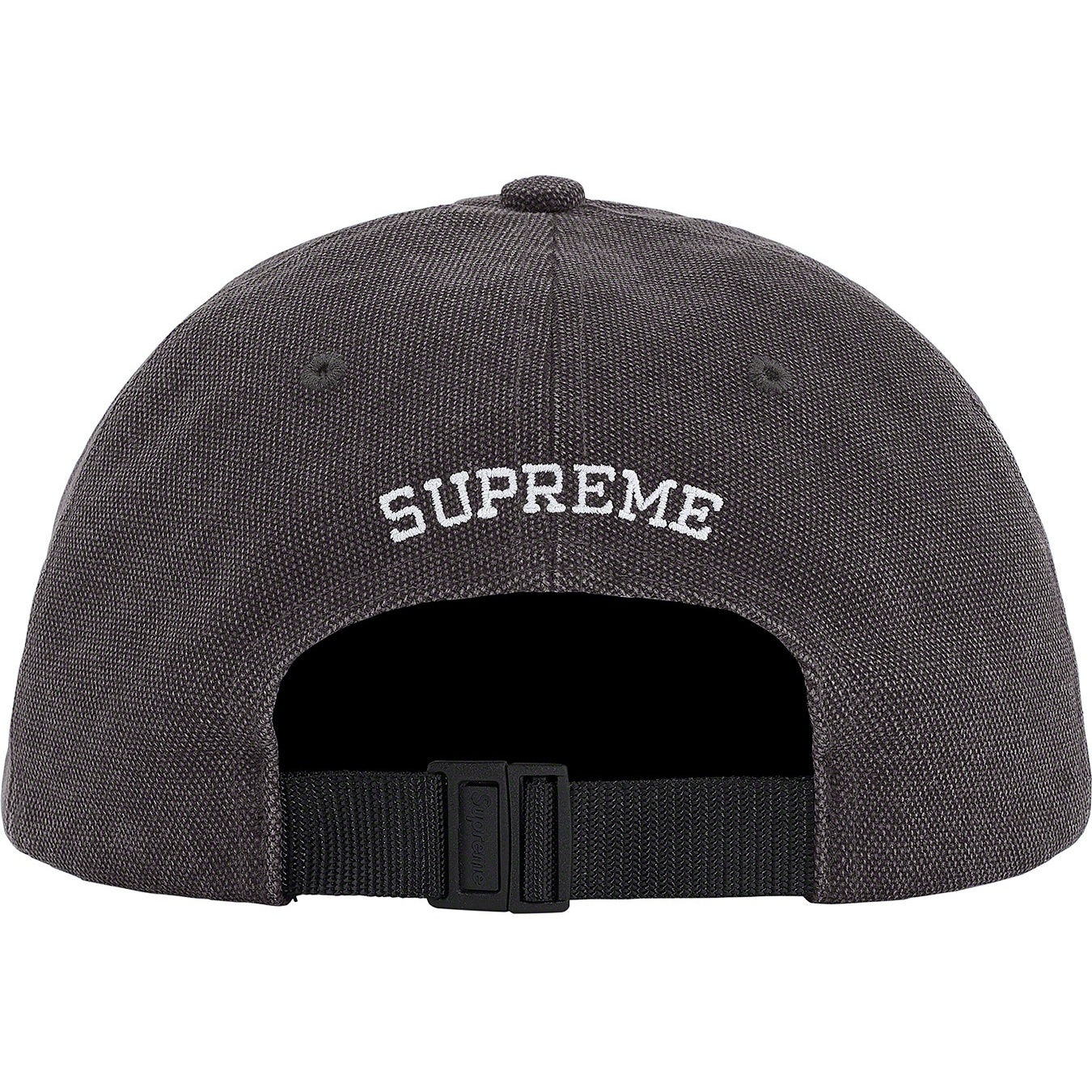 Supreme 2-Tone Canvas 6-Panel (FW20) - Black - $54
