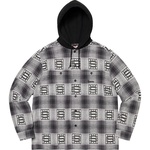 Supreme Hooded Shadow Plaid Shirt (FW20) - Dusty Black