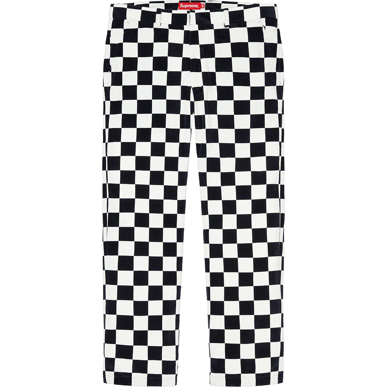 Supreme Velvet Trouser (FW20) - Checkerboard - $168