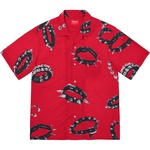 Supreme Studded Collars Rayon S S Shirt (FW20) - Red