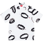 Supreme Studded Collars Rayon S S Shirt (FW20) - White