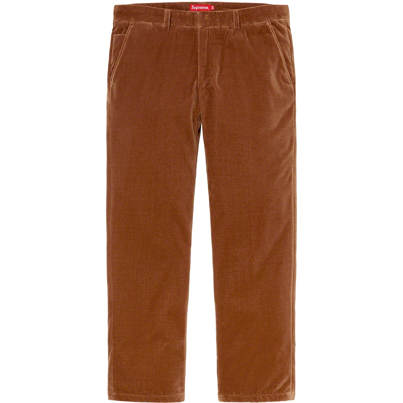 Supreme Velvet Trouser (FW20) - Brown - $168