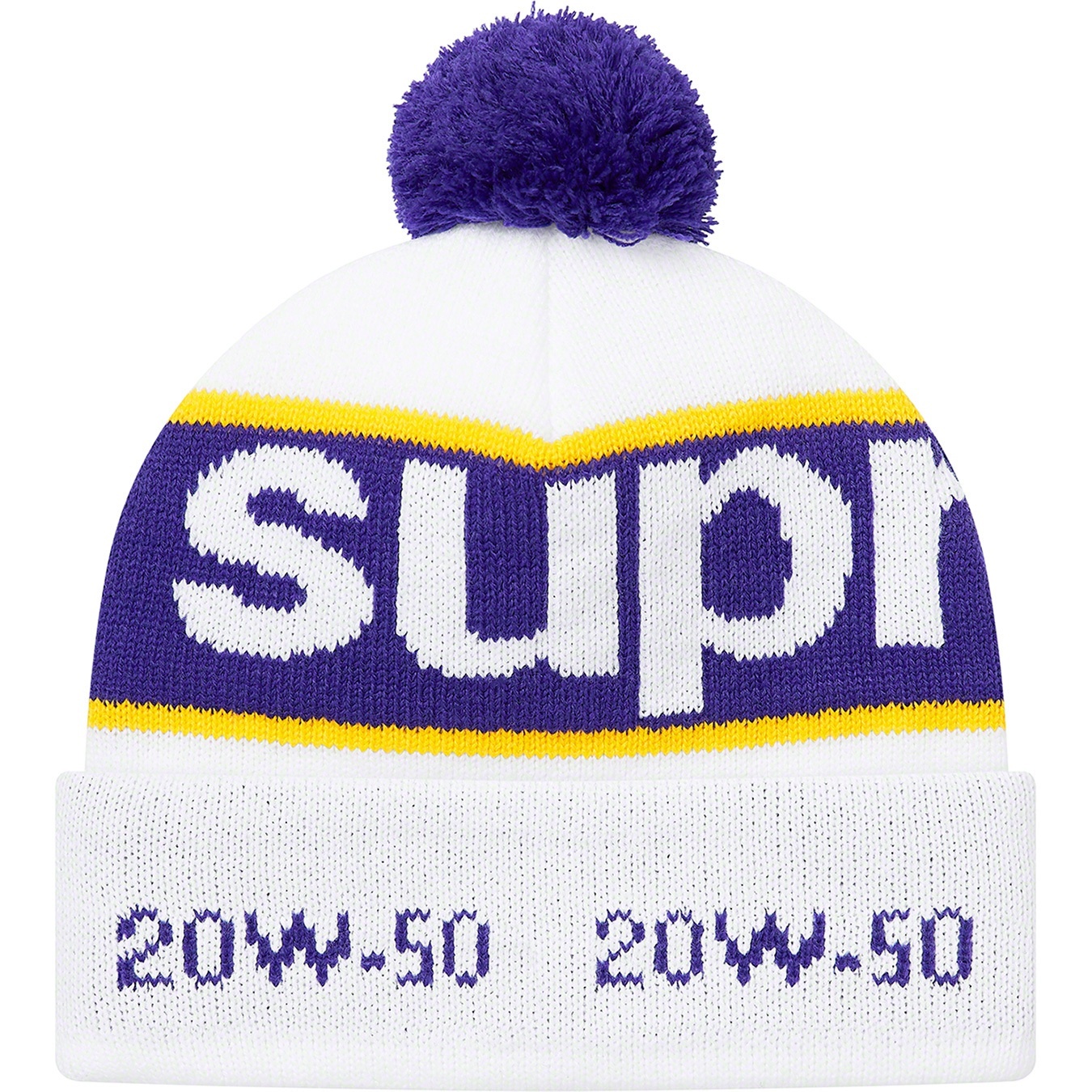 Supreme Garage Beanie (FW20) - White - $36