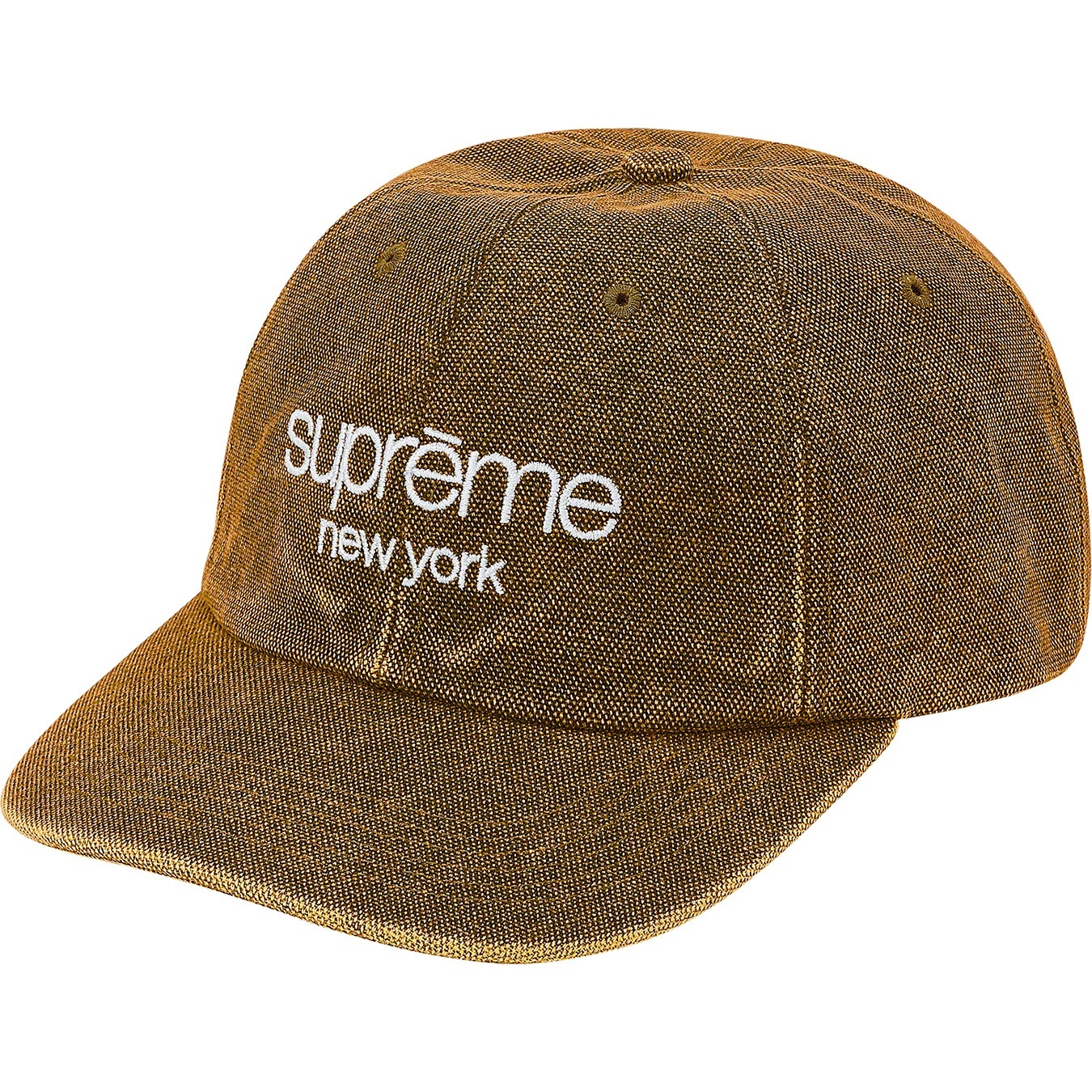 Supreme 2-Tone Canvas 6-Panel (FW20) - Yellow - $54