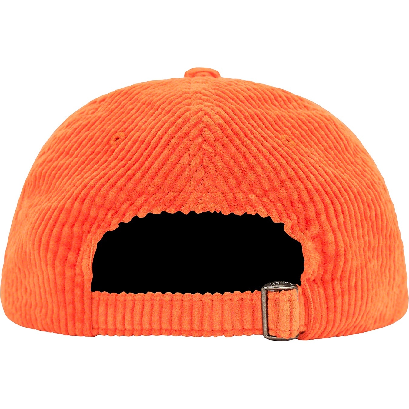 Supreme Ripple Corduroy Small Box 6-Panel (FW20) - Orange - $48