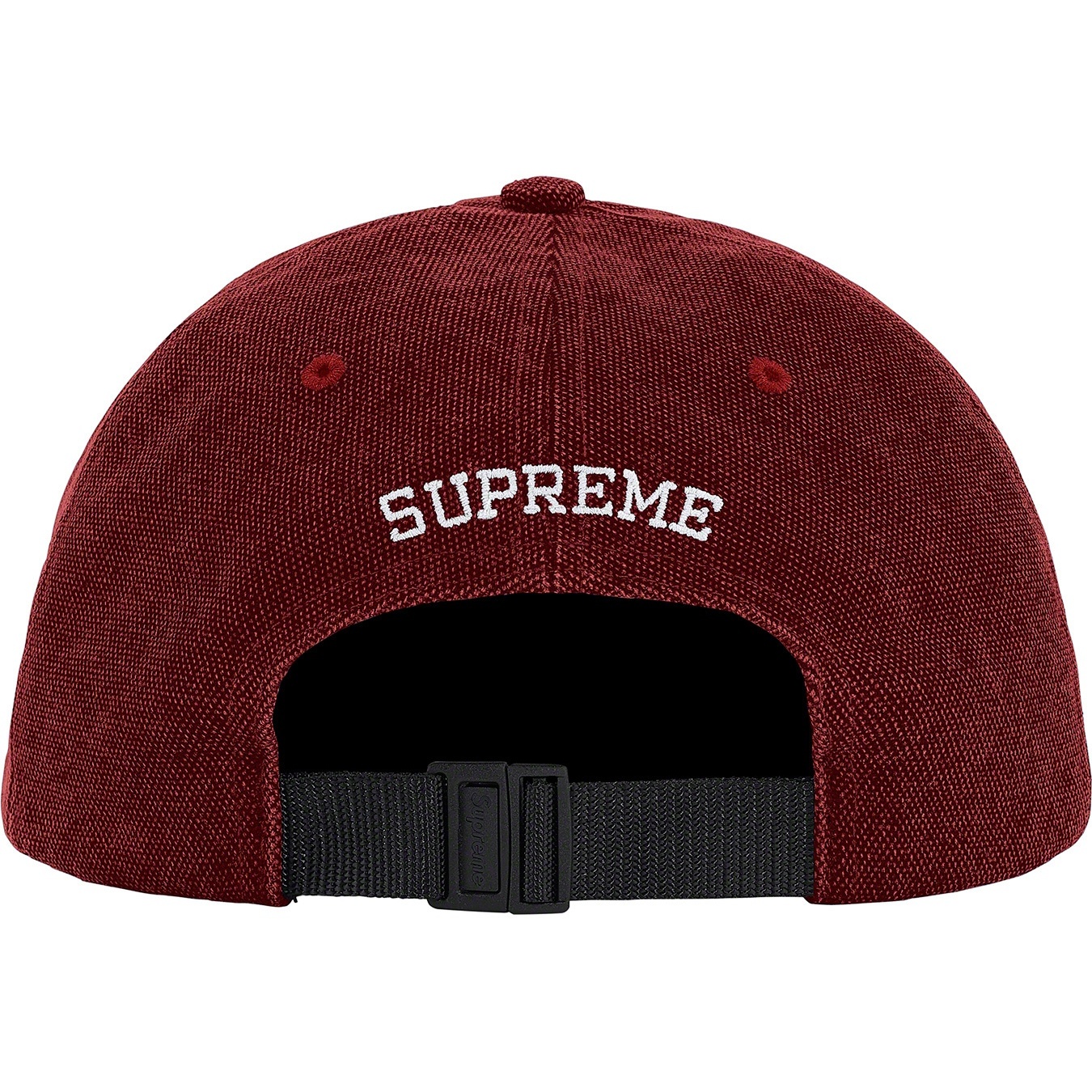 Supreme 2-Tone Canvas 6-Panel (FW20) - Red - $54