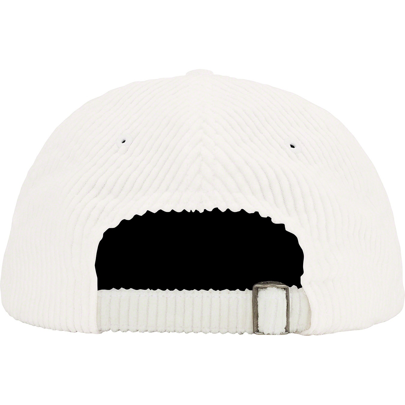 Supreme Ripple Corduroy Small Box 6-Panel (FW20) - White - $48