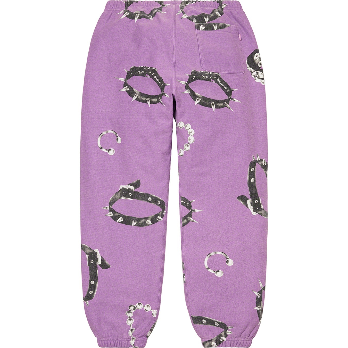 Supreme Studded Collars Sweatpant (FW20) - Violet - $158