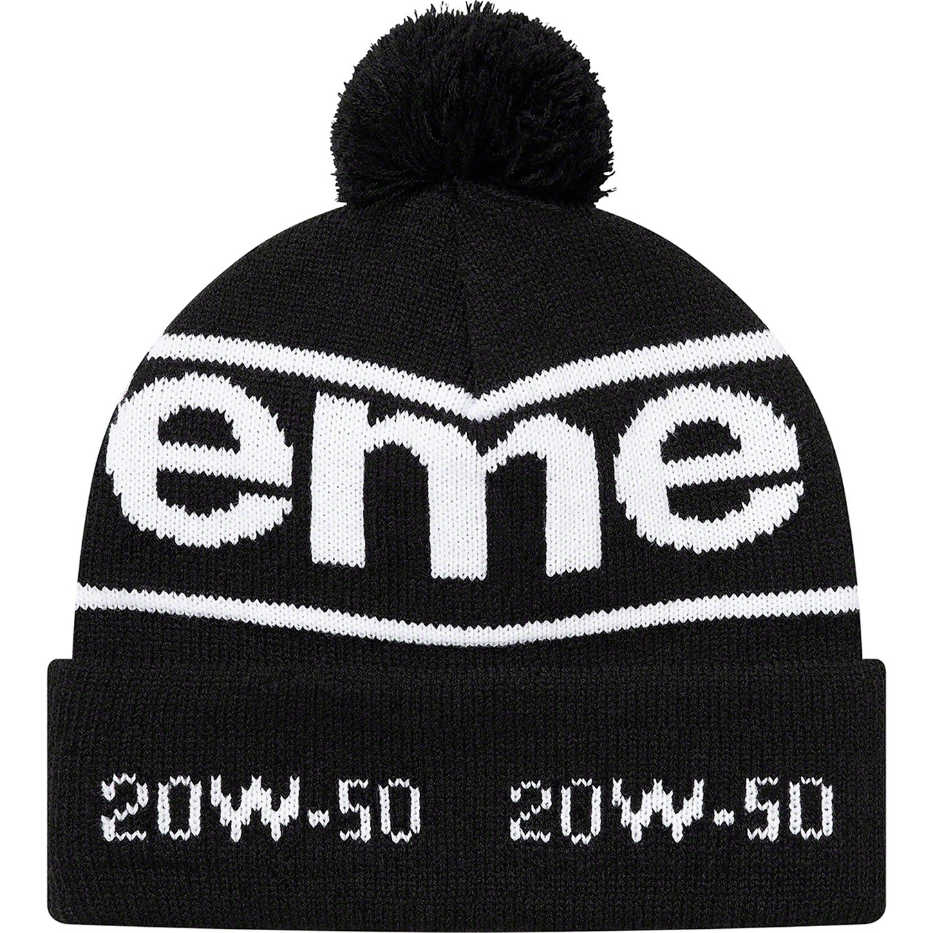 Supreme Garage Beanie (FW20) - Black - $36