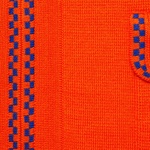 Supreme Checkerboard Zip Up Sweater (FW20) - Orange