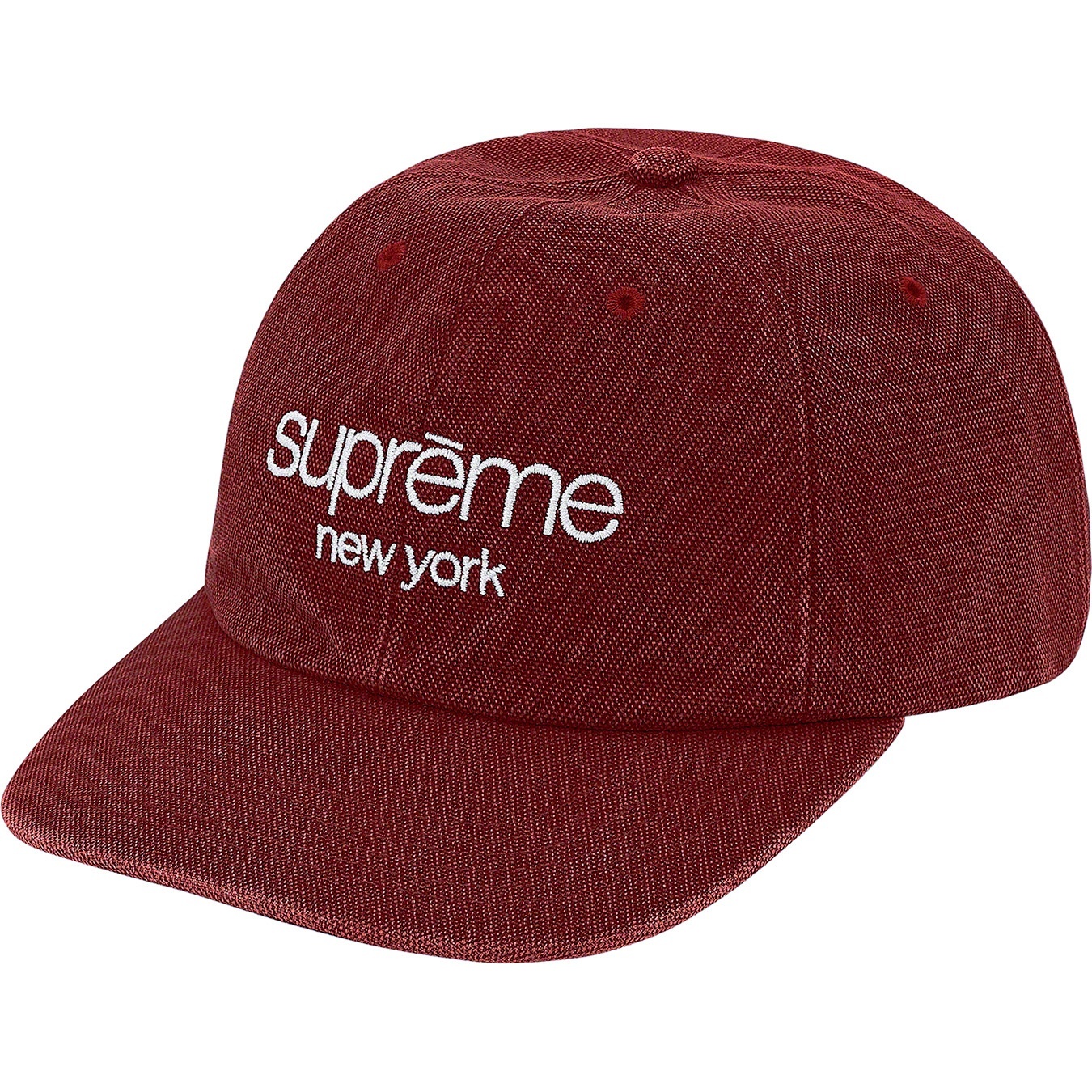 Supreme 2-Tone Canvas 6-Panel (FW20) - Red - $54