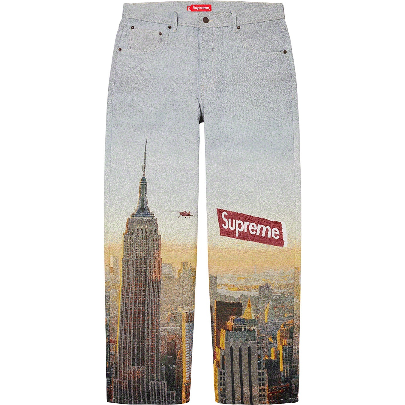 Supreme Aerial Tapestry Regular Jean (FW20) - Multicolor - $288