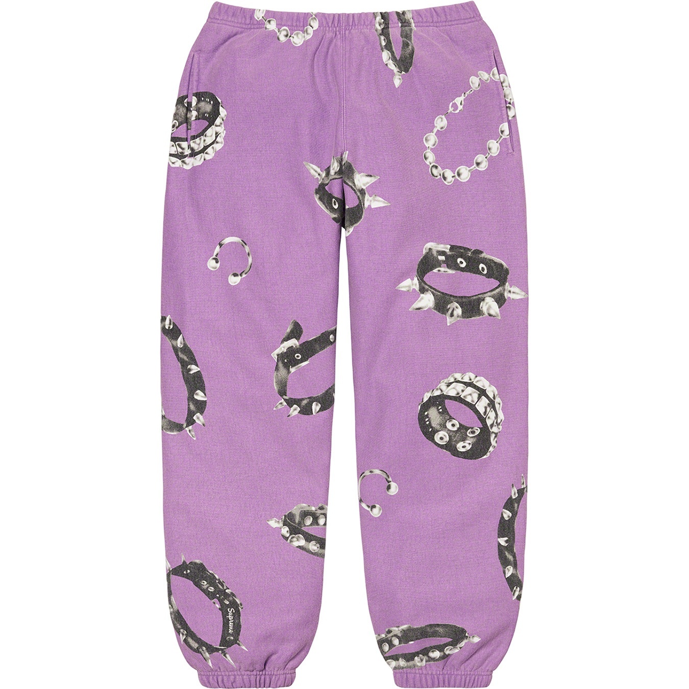 Supreme Studded Collars Sweatpant (FW20) - Violet - $158
