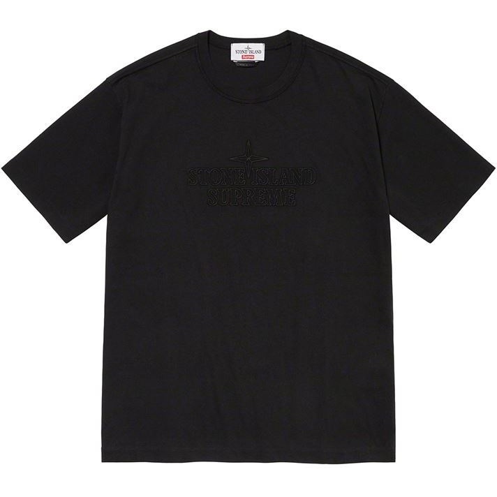 Supreme Supreme Stone Island Embroidered Logo S S Top (FW20) - ddddd - $148
