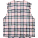 Supreme Tartan Flannel Cargo Vest (FW20) - Pale Pink