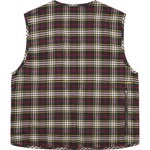 Supreme Tartan Flannel Cargo Vest (FW20) - Black
