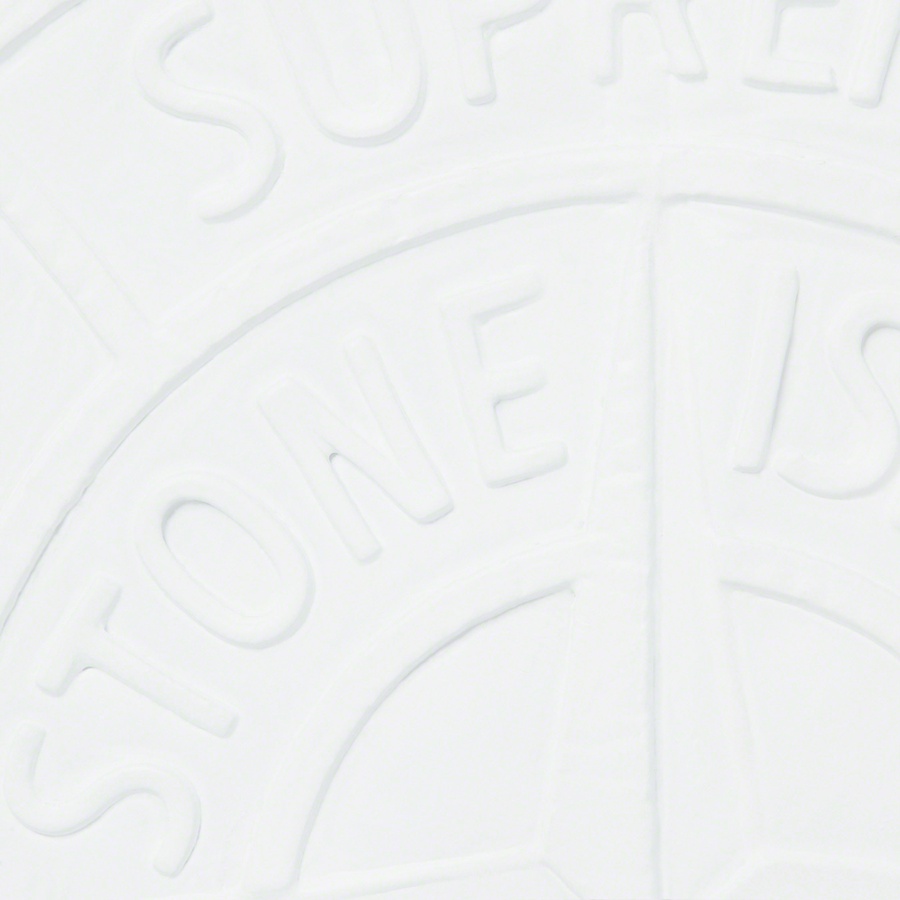 Supreme Supreme Stone Island Hand-Painted Hooded Shearling Jacket (FW20) - White - $2798