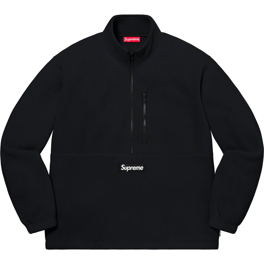 Supreme Polartec Half Zip Pullover (FW20) - Black - $128