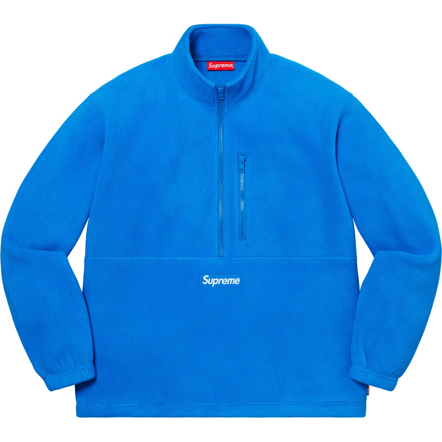 Supreme Polartec Half Zip Pullover (FW20) - Bright Blue - $128