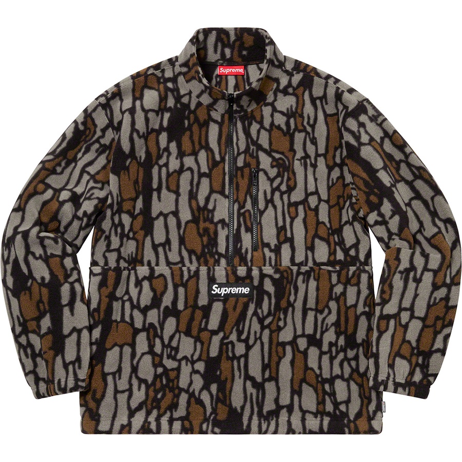 Supreme Polartec Half Zip Pullover (FW20) - Olive Treebark® Camo - $128