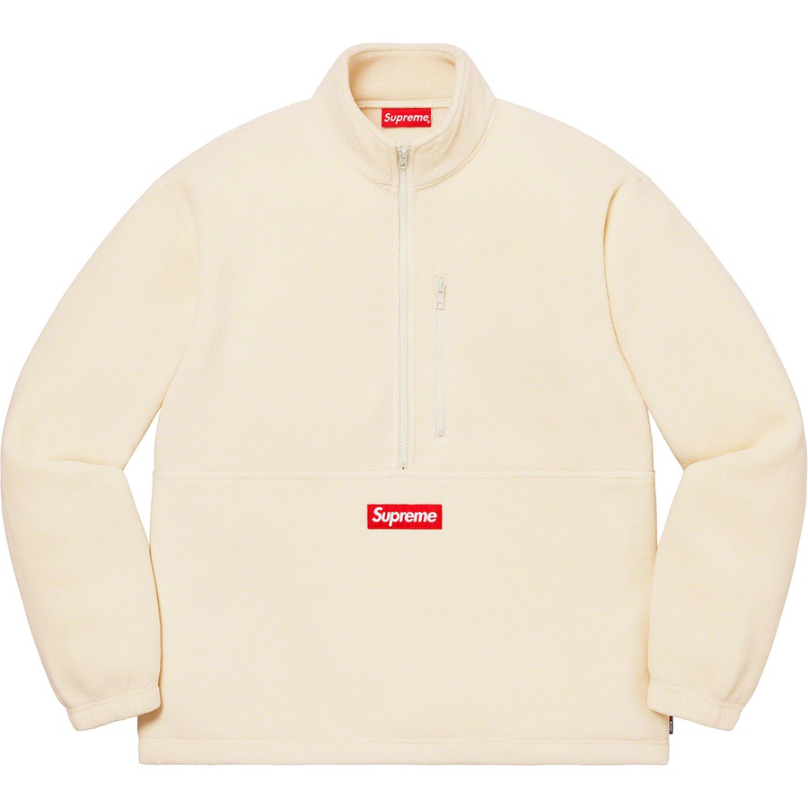 Supreme Polartec Half Zip Pullover (FW20) - Natural - $128