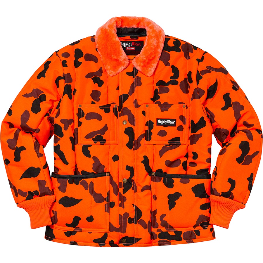 Supreme Supreme RefrigiWear Insulated Iron-Tuff Jacket (FW20) - Orange Camo - $188