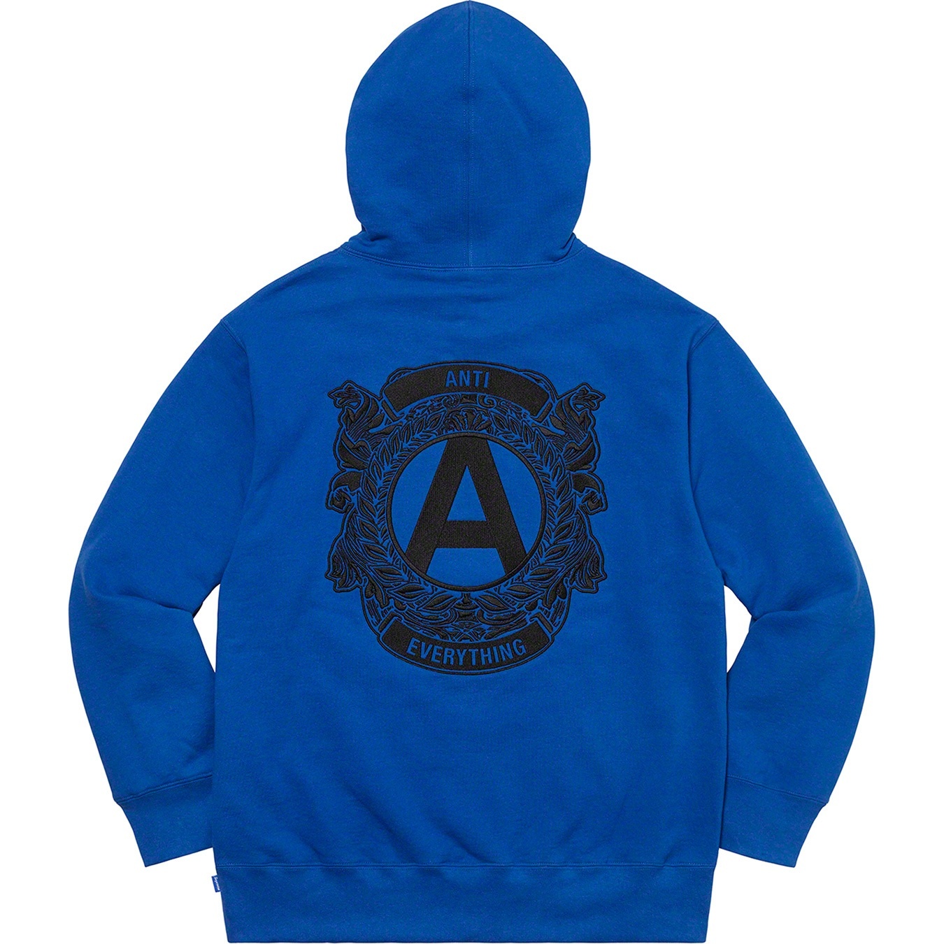 Supreme Anti Hooded Sweatshirt (FW20) - Royal - $168