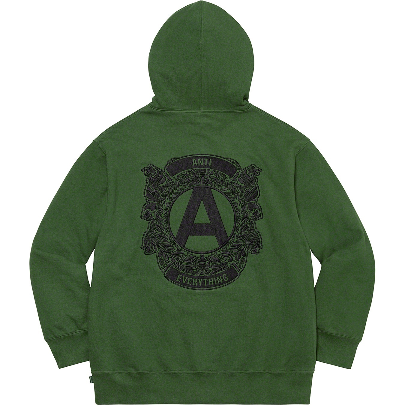 Supreme Anti Hooded Sweatshirt (FW20) - Green - $168