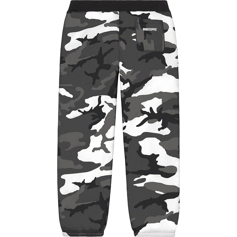 Supreme WINDSTOPPER Sweatpant (FW20) - Snow Camo - $158