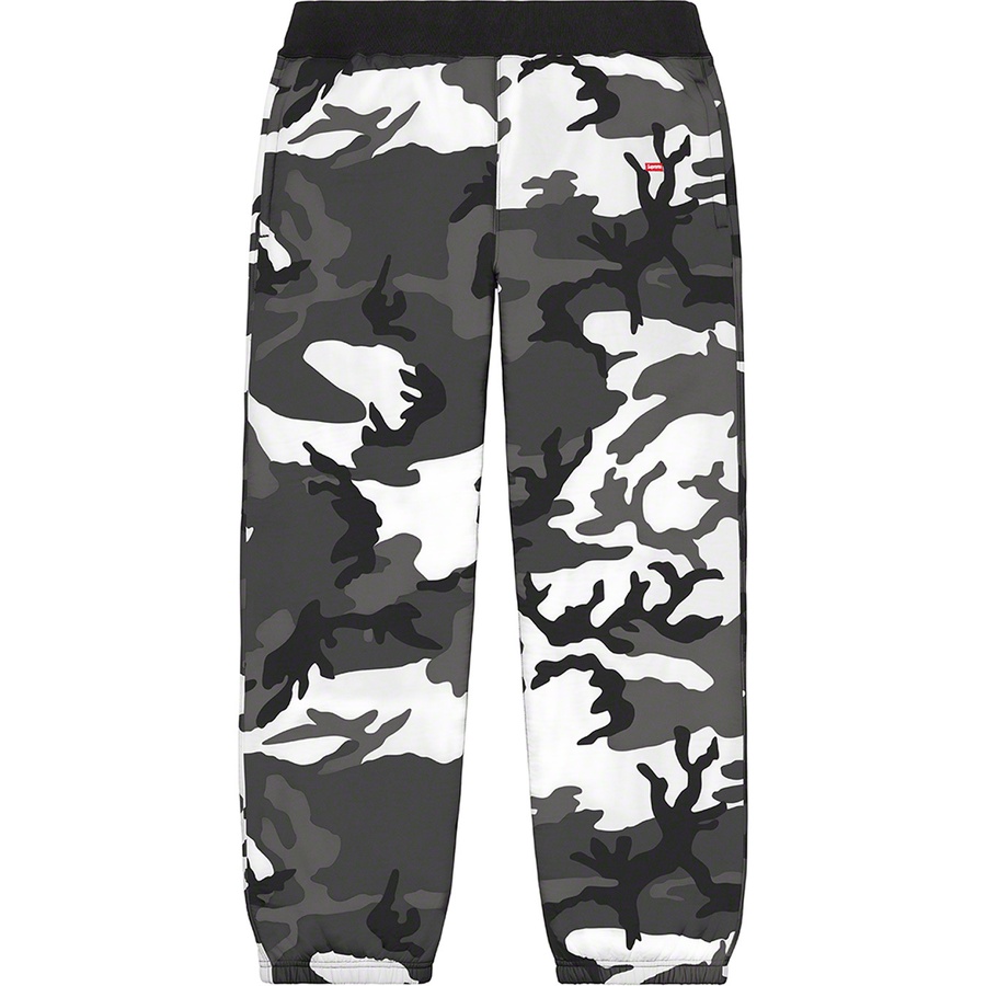 Supreme WINDSTOPPER Sweatpant (FW20) - Snow Camo - $158