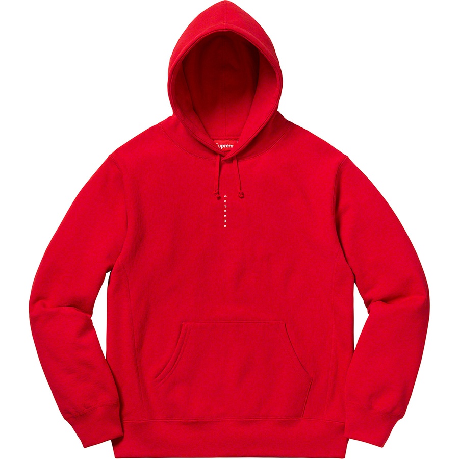 Supreme Micro Logo Hooded Sweatshirt (FW20) - Red - $158