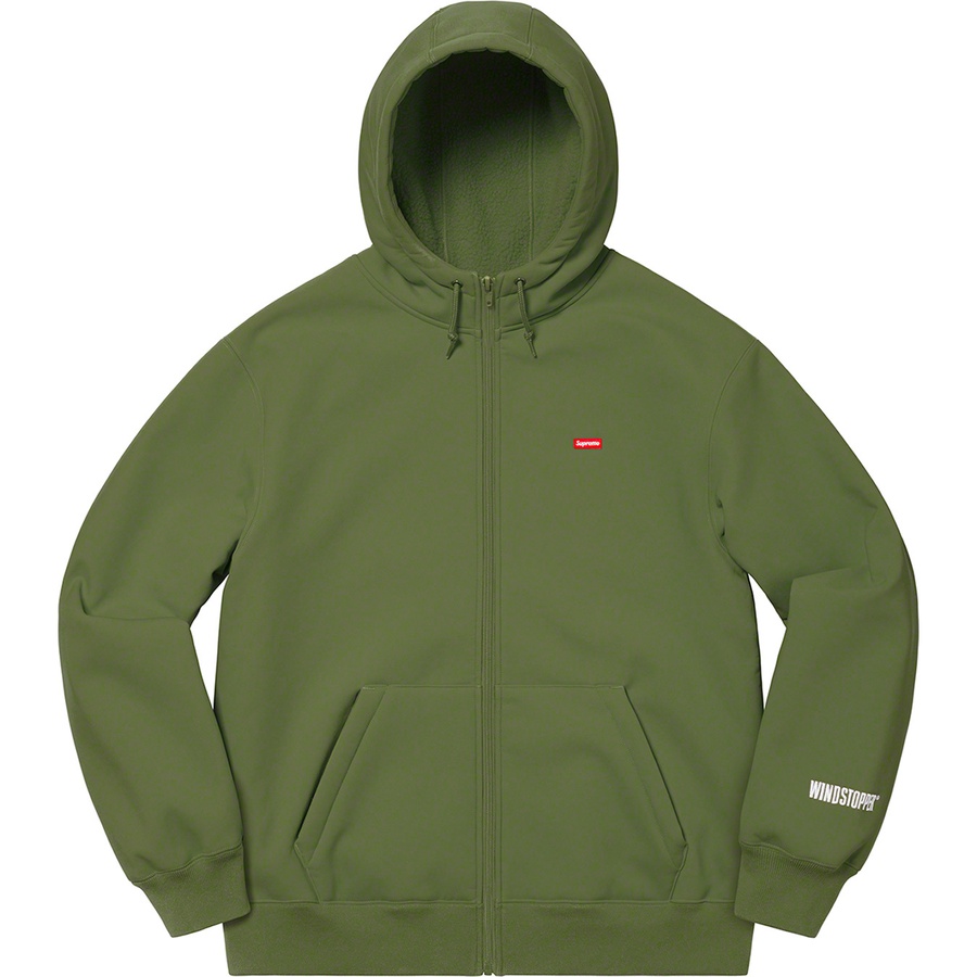 Supreme WINDSTOPPER Zip Up Hooded Sweatshirt (FW20) - Dark Olive - $198