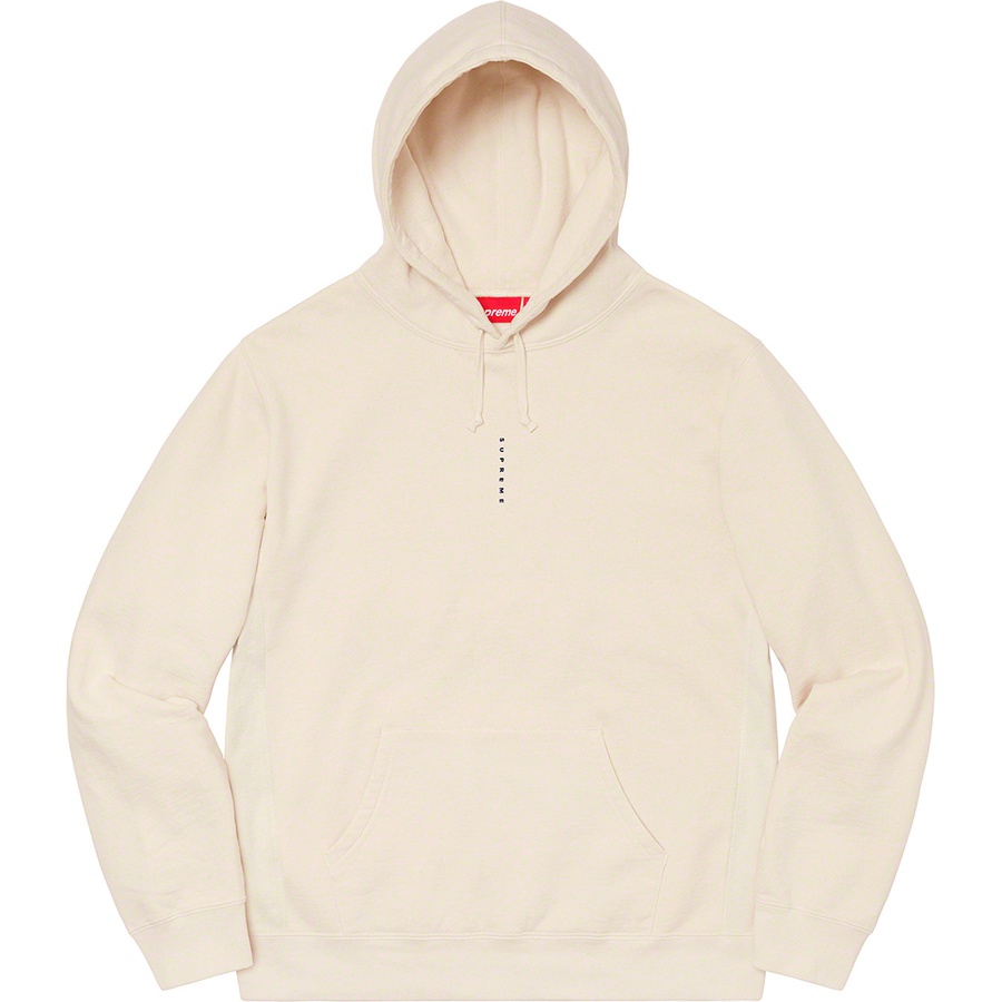 Supreme Micro Logo Hooded Sweatshirt (FW20) - Natural - $158