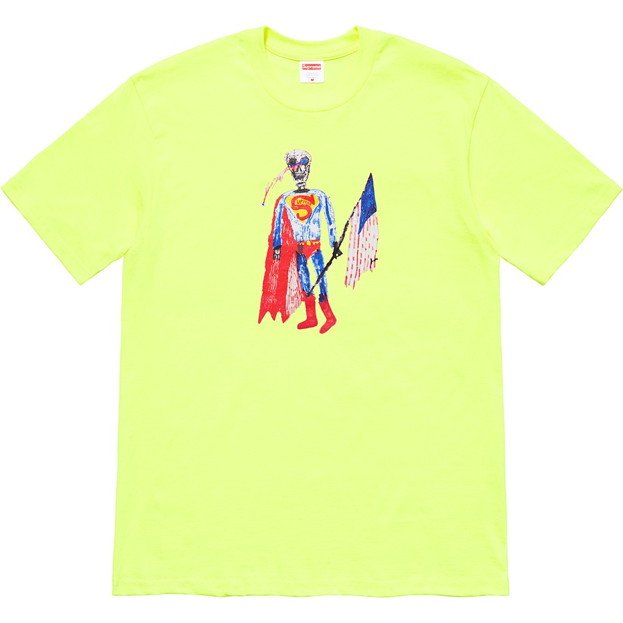 Supreme Skeleton Tee (SS21) - Bright Yellow - $38