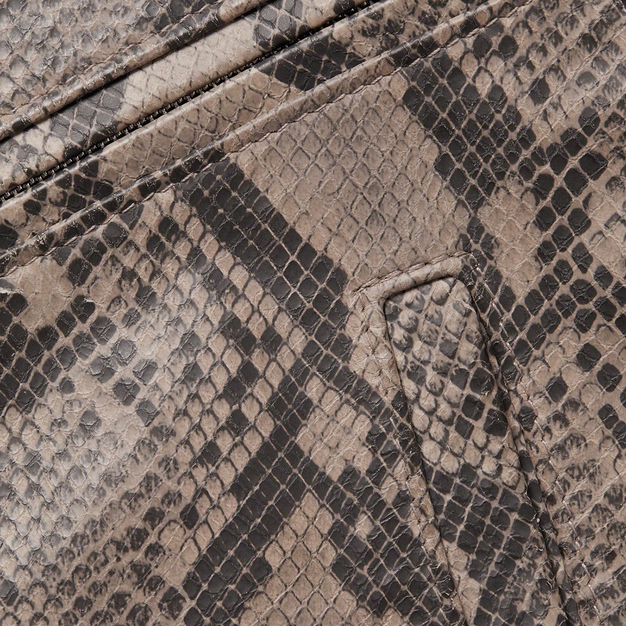 Supreme Supreme Schott Leather Work Jacket (SS21) - Snakeskin - $698