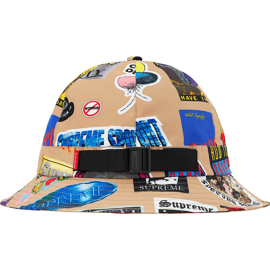 Supreme GORE-TEX Bell Hat (SS21) - Tan Stickers - $60